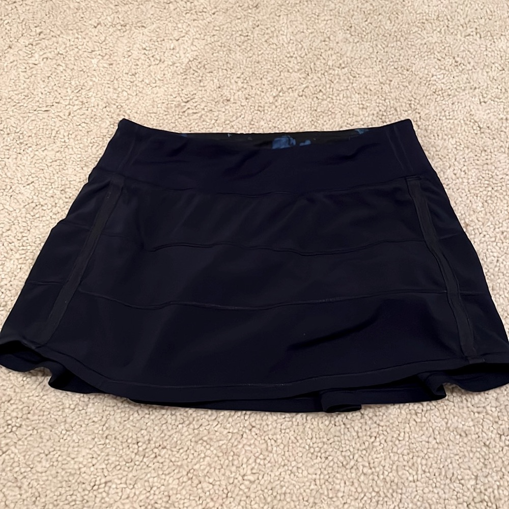 Lululemon Pace Rival Navy Tennis skirt size 4